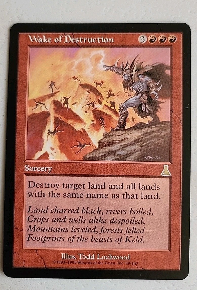 Wake of Destruction Urza's Destiny Regular NM Near Mint MTG