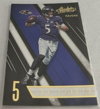 2016 Panini Absolute Football Joe Flacco Baltimore Ravens base card #24