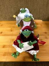 Russ Berrie Kathleen Kelly Frog Figures Cowboy Angel Velvet Dress Video is FAKE 
