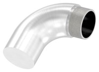 EndstüCk 90° Flach FüR Rohr 42,4 X 2,0 Mm, V2A