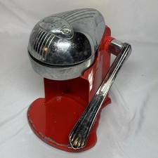 Rival Juice-O-Mat Juice O Matic Juicer Single Action Vintage Art Deco Red