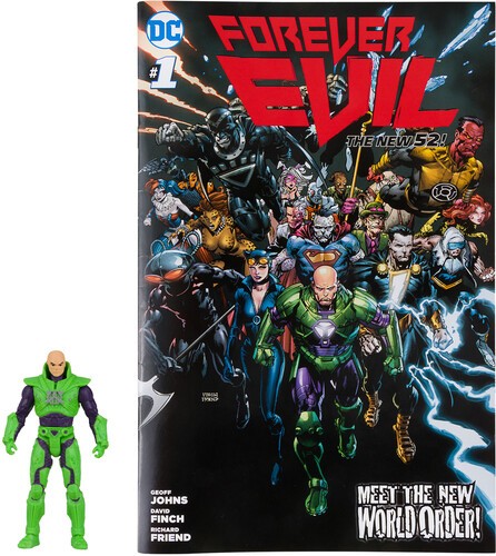 DC Direct - Forever Evil - Page Punchers - 3 фигурки Лекса Лютора в комиксе (Gree