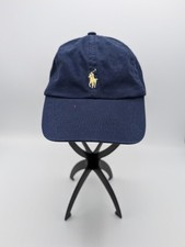 Polo Ralph Lauren Hat Cap Baby Toddler Blue Yellow Pony 2T-4T