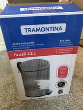 Tramontina 20L Stainless Steel Pedal Bin Brand New RRP £39.99