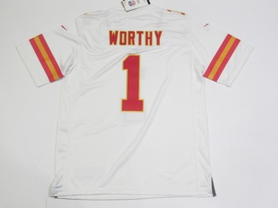 上杉柊平着用 Cashcade CASH FOOTBALL JERSEY S Xavier Worthy #1 Kansas City Chiefs on-Field Men's Team Game