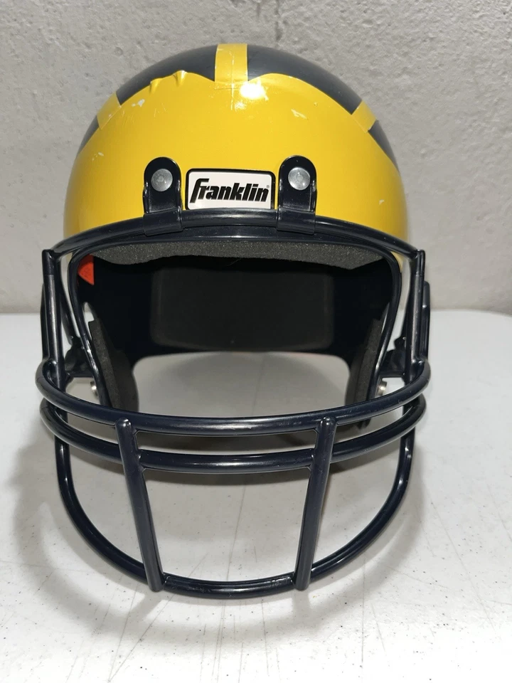 Franklin NCAA Мичиган Росомаха Университет Реплика Игрушечный Шлем НЕ Для Контакта - Изображение 4 из 4