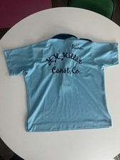 King Louie Men's Vintage 70s Retro Bowling Shirt large