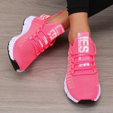 Women  s Breathable Mesh Sports Shoes   Lightweight Jogging  Walking Sneakers