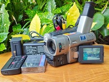  Zoom Lever Broken 70081 Sony CCD-TRV80 Hi8 Camcorder Nightshot NTSC Tested