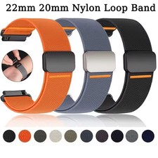For Amazfit GTS 4 Mini GTS 2 GTR 3 2e 42/47mm Nylon Sport Watch Band Wrist Strap