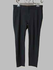 DKNY Pants Womens Black Ponte Straight Leg Chino 5 Pocket Jeans Size M