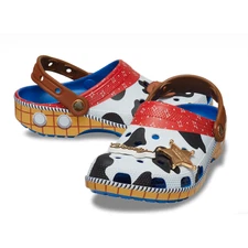 Crocs Unisex Sheriff Woody Classic Clogs Mens 6 Womens 8 Toy Story NWT