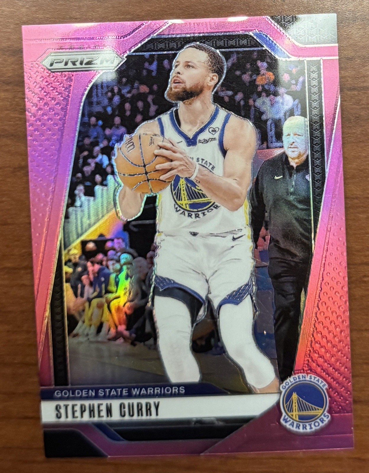 STEPHEN STEPH CURRY 119/249 Pink Prizm! 2024-25 PANINI PRIZM #134 Warriors