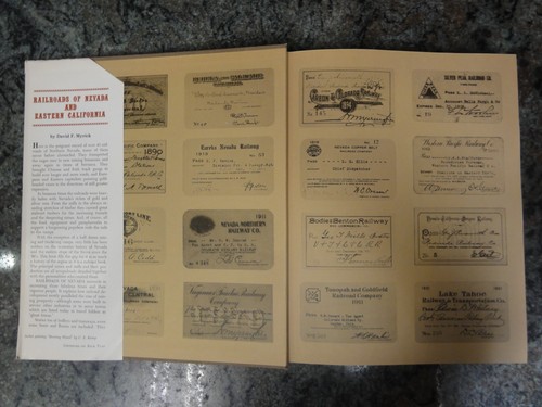 Railroads of Nevada and Eastern California by David F. Myrick Howell North 1962 - Picture 4 of 19