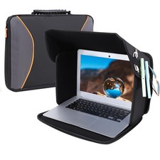 Laptop Sun Shade Laptops Sun Glare Shield Laptop Sunshade Bag for Working Out...
