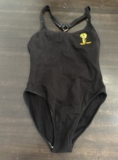 VTG Loony Tunes Women s One Piece Tweety Swimsuit Size 9/10