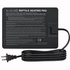 Aiicioo Reptile Heating Pad - Hermit Crab Heater Heat Mat for Reptiles Snake Liz