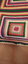 Coperta Lana Fatta A Mano Uncinetto Crochet Handmade