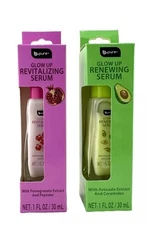 B-Pure Glow Up Renewing Serum in Pomegranate & Avocado - 1 fl oz (30ml) 2 Pack