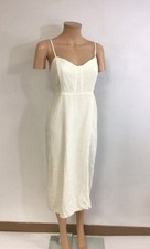 Gap Linen Dress Back Corset Tie Womens Small