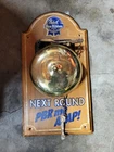 Vintage Pabst Blue Ribbon Beer - Used Brass Bar Bell - "Next Round PBR Me ASAP!"