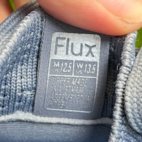 Flux Adapt Trainer Gray White Mens Size 12.5 Casual Athletic Knit Shoes Sneakers