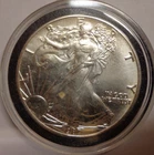 1987  AMERICAN SILVER EAGLE 1 Ounce Fine Silver
