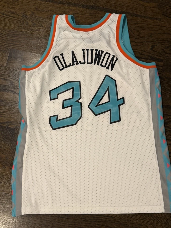 Hakeem Olajuwon 1996 Mitchell & Ness All Star Swingman Jersey Men's Size XL NBA - Image 2 of 4