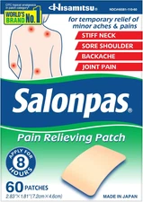 Salonpas Pain Relieving Patches 60ct