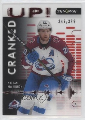 2022-23 Upper Deck Synergy Cranked Up Red 347/399 Nathan MacKinnon #CU-NM r6v