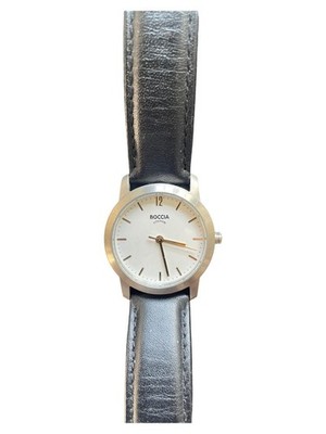 Boccia Herren Armbanduhr Klassisch Schwarz Titanium Uhr
