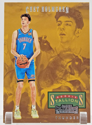 2023-24 Panini Contenders Chet Holmgren Stallions RC Rookie Card #20 OKC Thunder