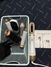 6-in-1 Air Styler & Blow Dryer Brush with Ionic Tech, Magic Styler & Air Curler!