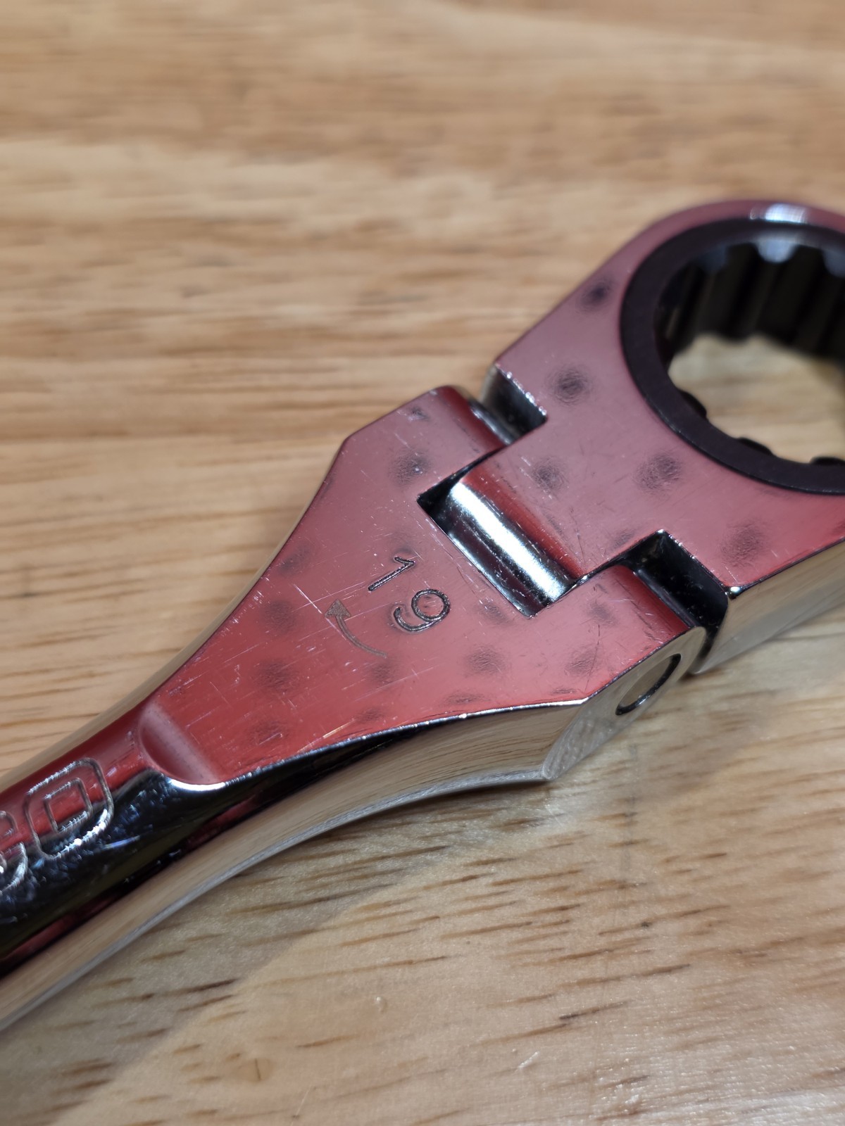 Matco Tools RF19M2 19mm Flex Head 12-Point Spline Drive Ratcheting Box Wrench