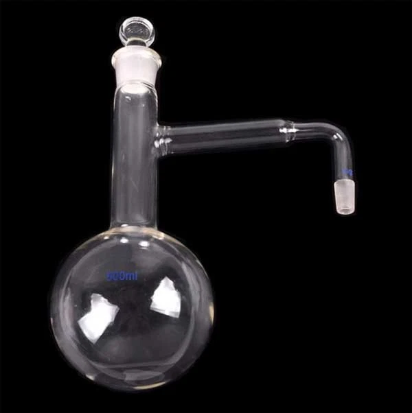100ml-1000ml Distilling Flask Borosilicate Lab Glass with Side Arm Supply - Image 3 of 4