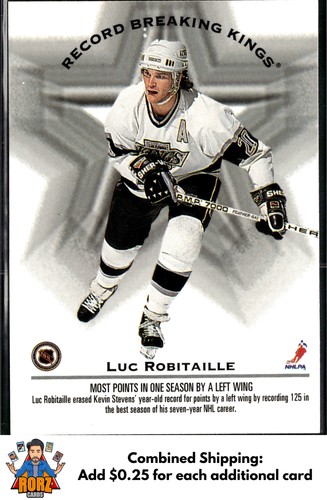 Luc Robitaille #395 1993 Donruss card
