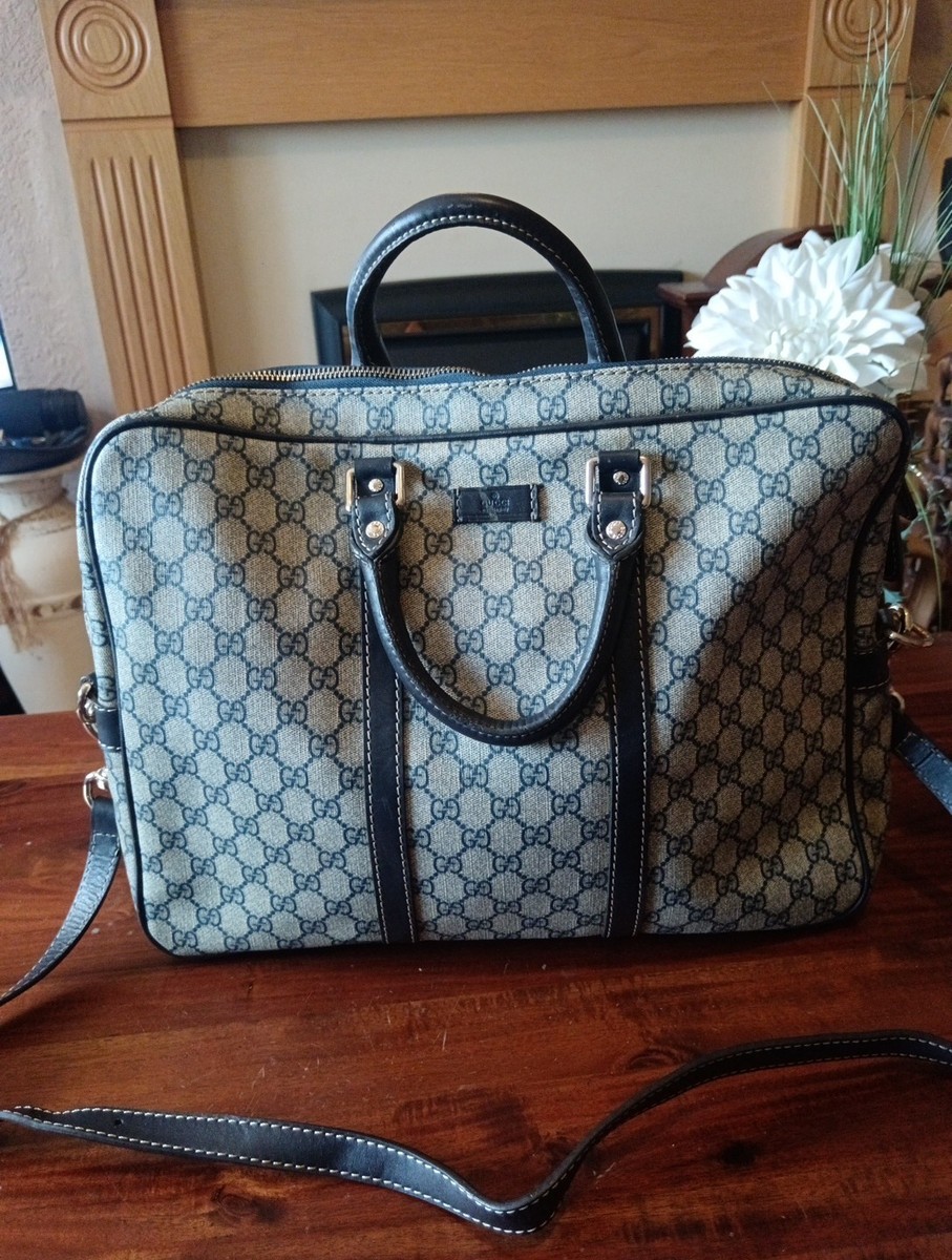 Gucci Supreme GG Briefcase Shaulder Laptop Bag. | eBay