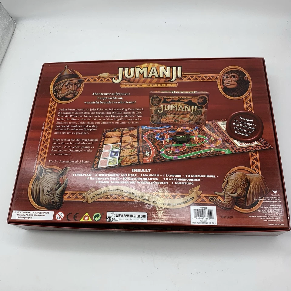 Jumanji - Das Spiel | Brettspiel Gesellschaftsspiel Deutsch  - Bild 4 von 4