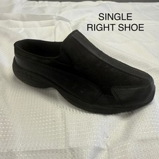AMPUTEE SINGLE RIGHT Easy Spirit Traveltime Clog Women 8M Leather New Black
