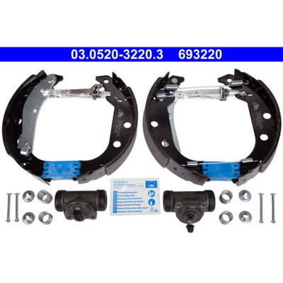 Bremsbackensatz ATE 03.0520-3220.3 für Peugeot Citroën 306 ZX Break