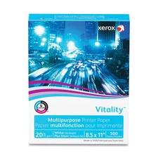 Vitality Multipurpose Print Paper, 92 Bright, 20 lb Bond Weight, 8.5 x 11, White