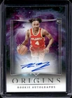 2023-24 Panini Origins Kobe Bufkin Auto Autograph RC #RA-KBA Hawks Rookie