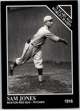 #140 Sam Jones 1916 1991 TSN Conlon Collection Boston Red Sox