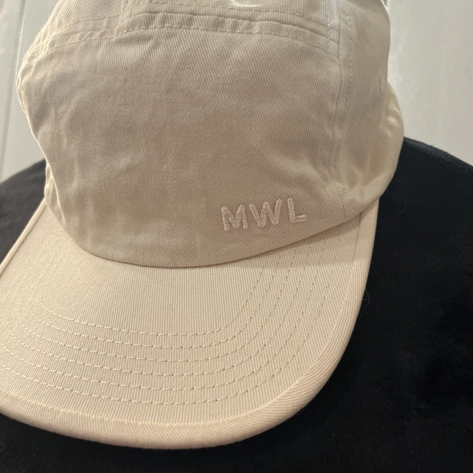 Gorra de béisbol Madewell para mujer de lona de algodón de cinco paneles marfil talla única  Foto 2 de 4
