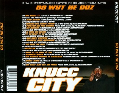 KNUCC CITY - DO WUT HE DUZ NEW CD