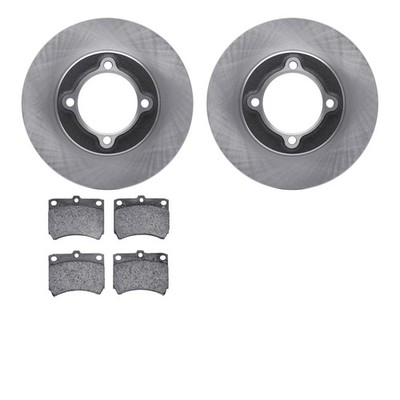 Dynamite Friction Disc Brake Kit for 1988-1993 Ford Festiva 6502-54222
