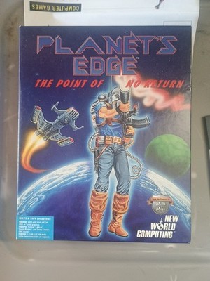 Planet's Edge PC Game Point  1991 COMPLETE BIG BOX computer
