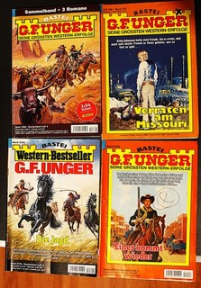 6 Stück G. F. Unger Westernromane gebraucht Nr. siehe Beschreibung