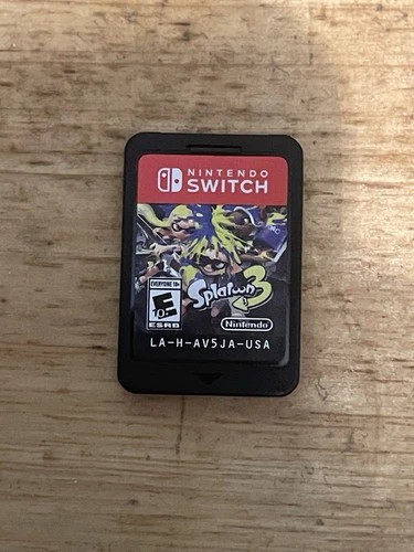 Splatoon 3 Nintendo Switch Case and Cartridge -Tested and Working