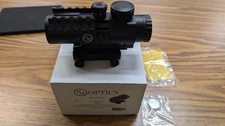 FM Optics 4x32 Prismatic Scope Red/Green Illuminated Reticle w/ Mount